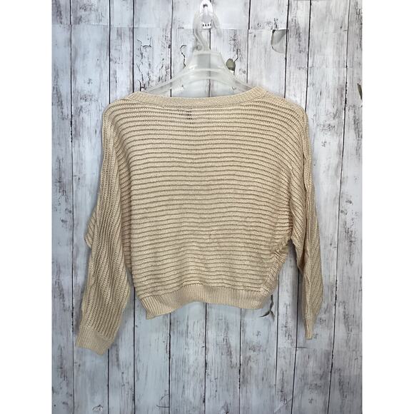 Moon & Madison Women's Lightweight Beige Fall/Summer Sweater Size XS - Picture 3 of 6